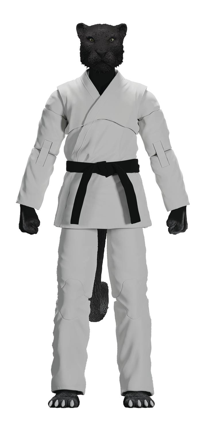 ZOO JITSU PAULO THE PANTHER WHITE GI 6IN AF (NET) (C: 1-1-2)