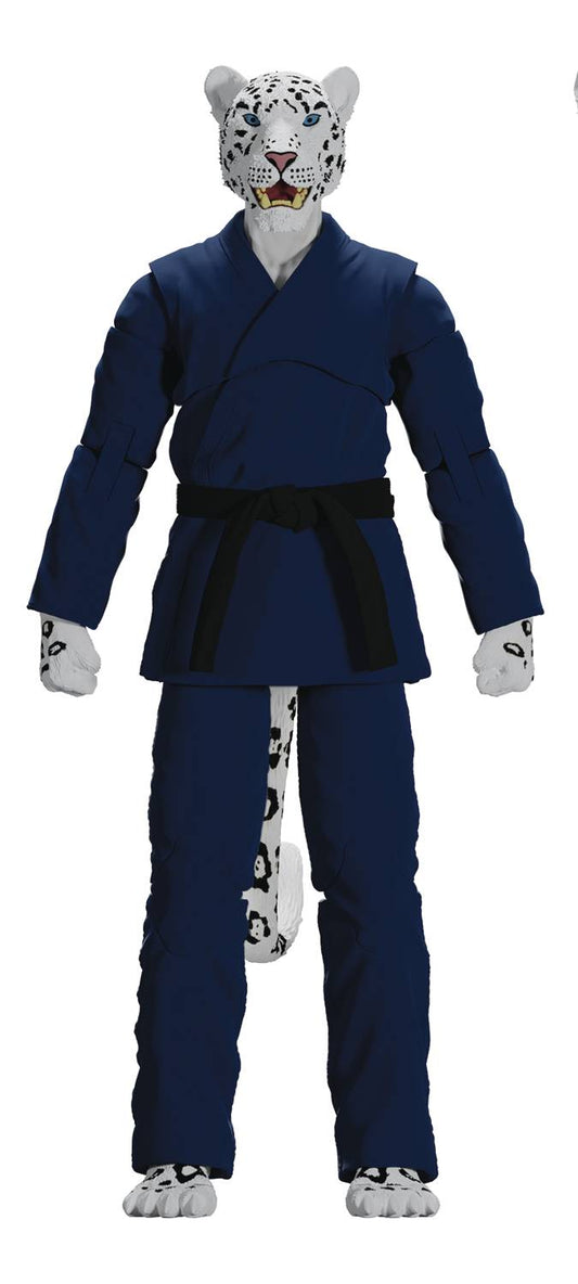 ZOO JITSU SHADOW THE SNOW LEOPARD NAVY GI 6IN AF (NET) (C: 1