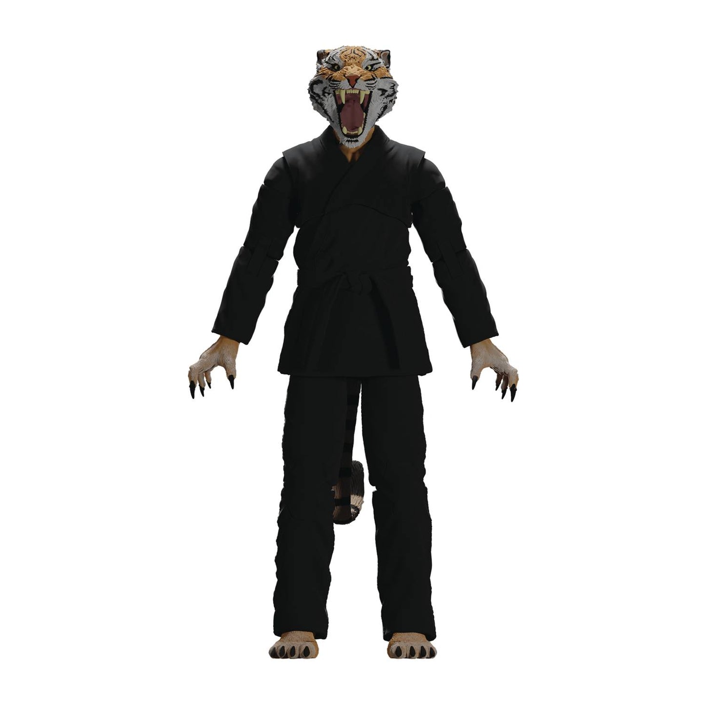 ZOO JITSU TIAGO THE TIGER BLACK GI 6IN AF (NET) (C: 1-1-2)