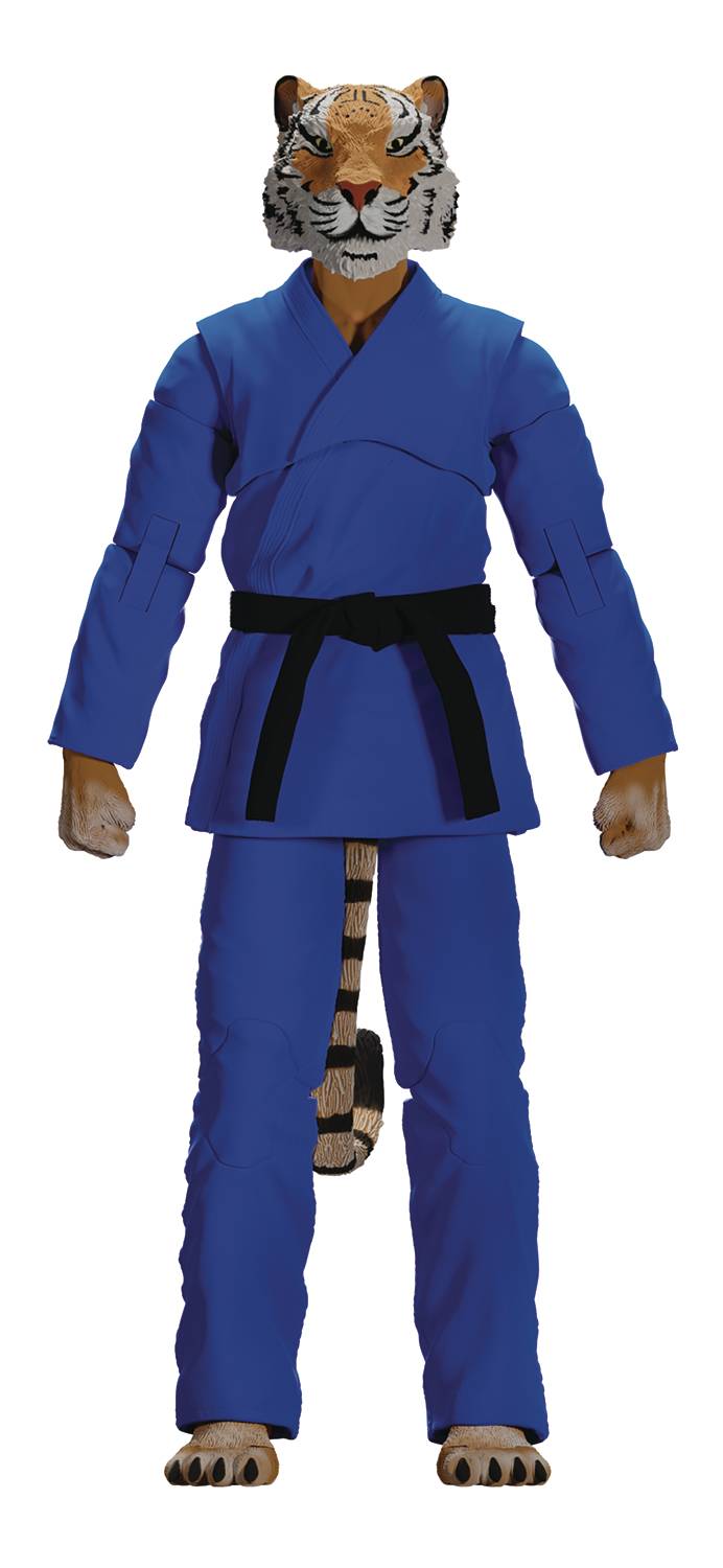 ZOO JITSU TIAGO THE TIGER BLUE GI 6IN AF (NET) (C: 1-1-2)