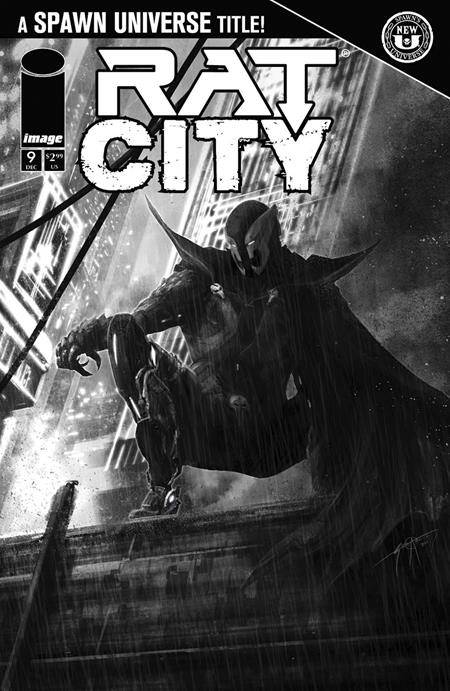 SPAWN RAT CITY #9 CVR C ADAMS B&W