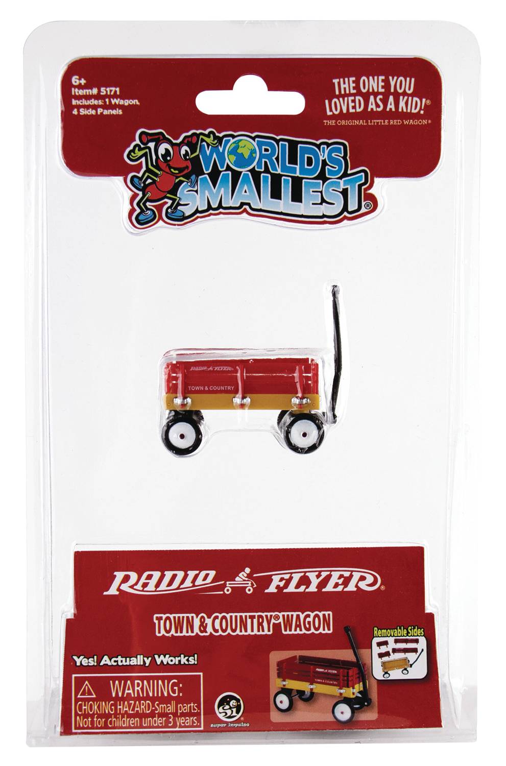 WORLDS SMALLEST RADIO FLYER TOWN & COUNTRY WAGON TOY (NET) (