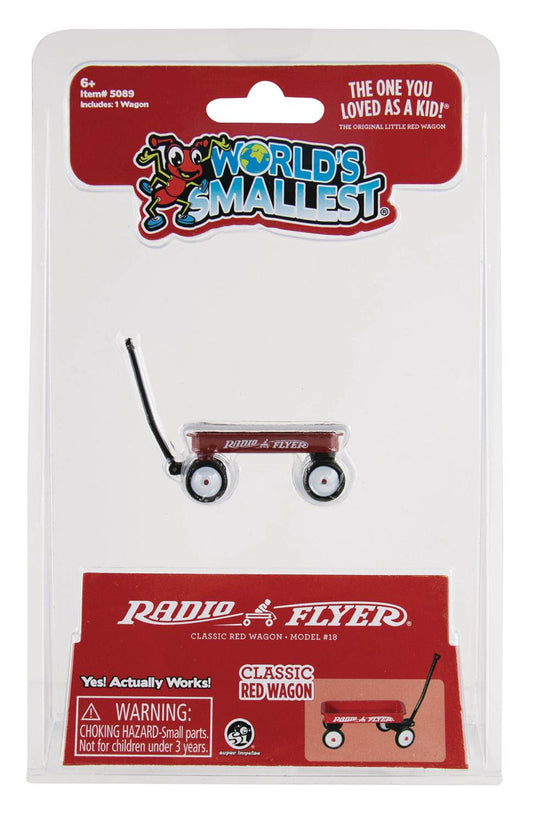 WORLDS SMALLEST RADIO FLYER CLASSIC RED WAGON TOY (NET) (C: