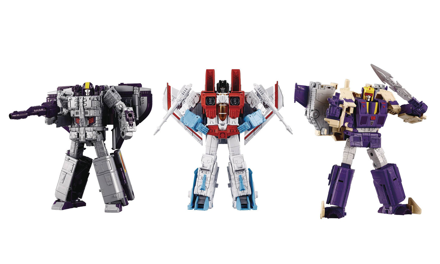 TRANSFORMERS GEN TRIPLE TAKEOVER AF 3PK (NET) (C: 1-1-2)