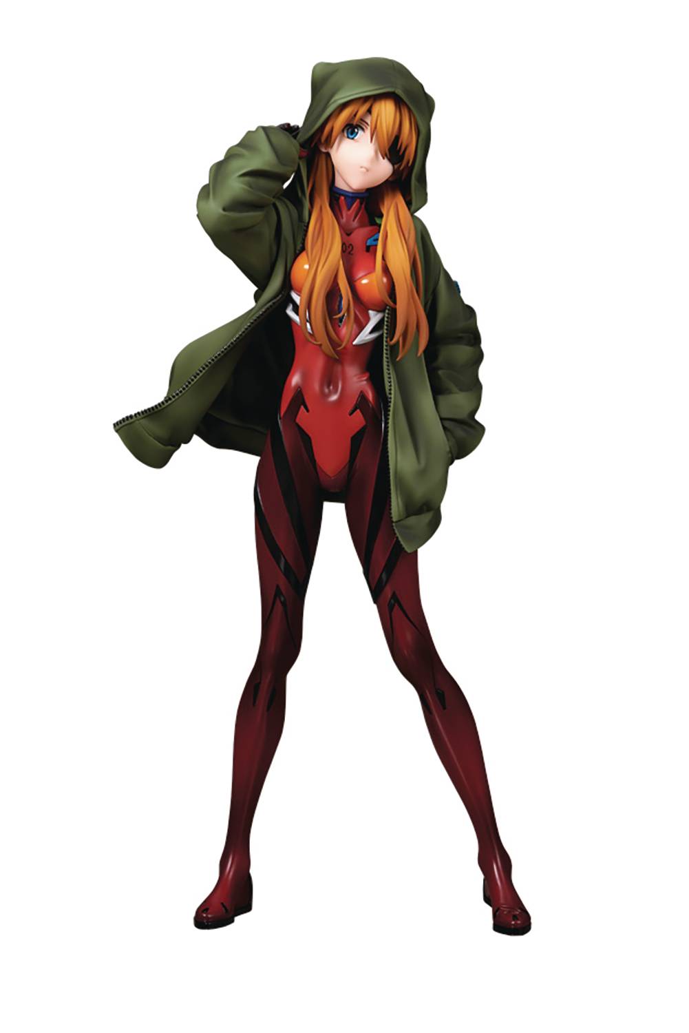 SHIN EVANGELION MOVIE SHIKINAMI ASUKA LANGLEY HOODIE 1/7 FIG