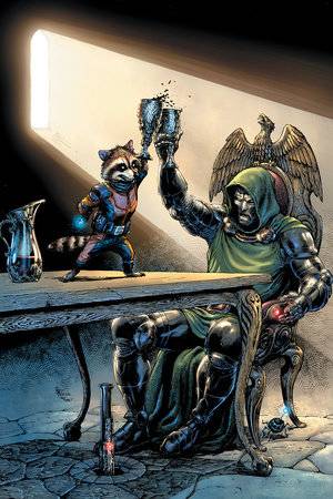 DOCTOR DOOM & ROCKET RACCOON #1 100 COPY INCV FRANK VIR VAR