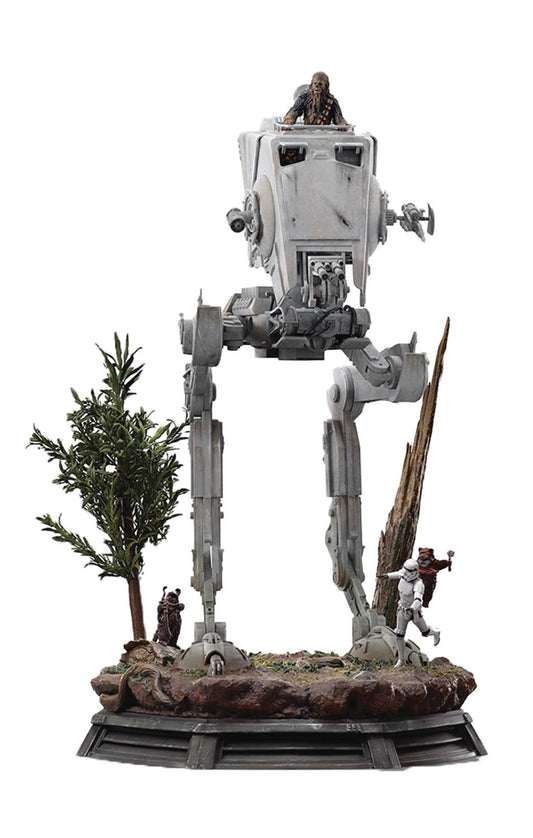 STAR WARS AT-ST & CHEWBACCA 1/10 SCALE STATUE (NET) (C: 1-1-