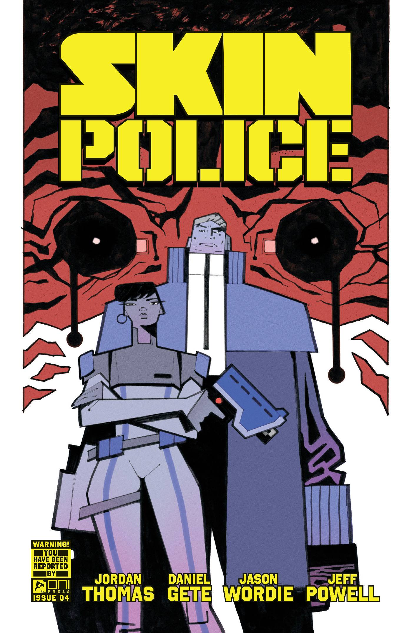 SKIN POLICE #4 (OF 4) CVR B PALMER (MR)