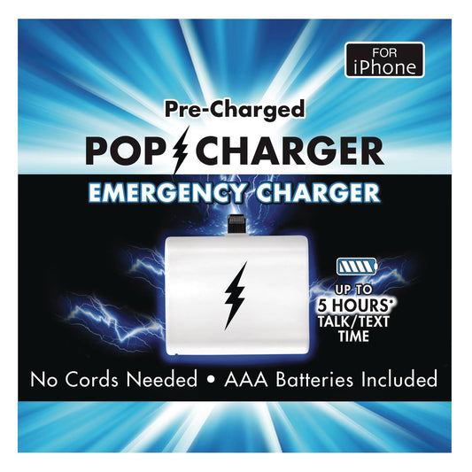 ZORBITZ IPHONE POP CHARGERS 24 CT DISPLAY (NET) (C: 1-1-2)