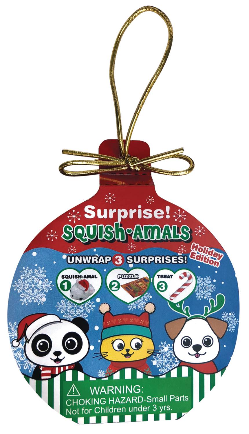 ZORBITZ SURPRISE SQUISHAMALS ORNAMENT 12 CT DISPLAY (NET) (C