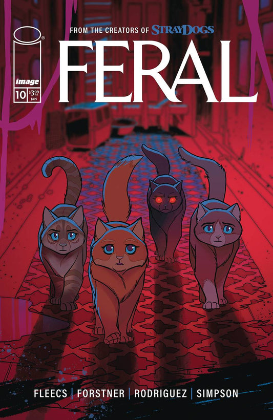 FERAL #10 CVR A FLEECS & FORSTNER