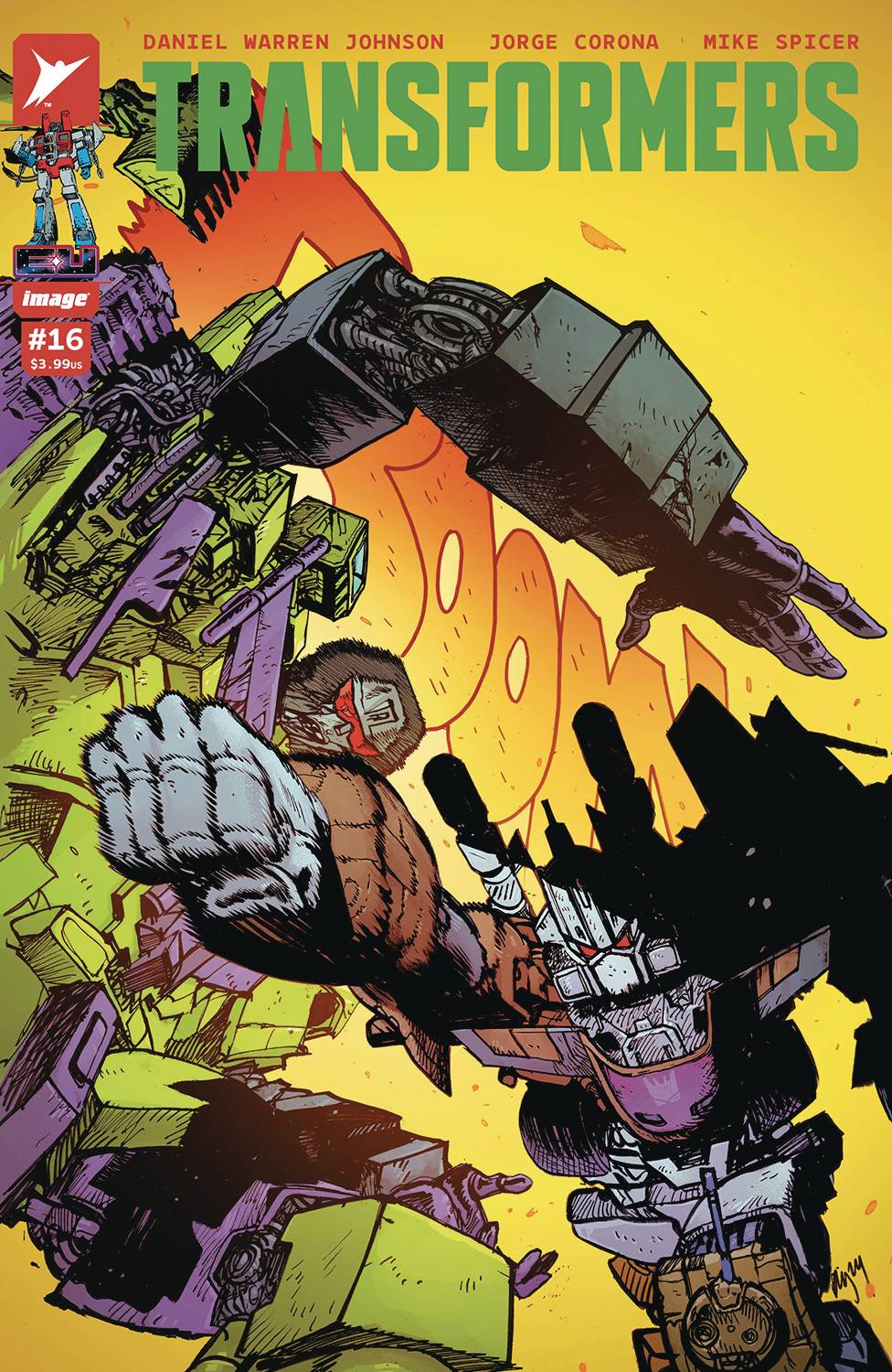 TRANSFORMERS #16 CVR A JOHNSON & SPICER