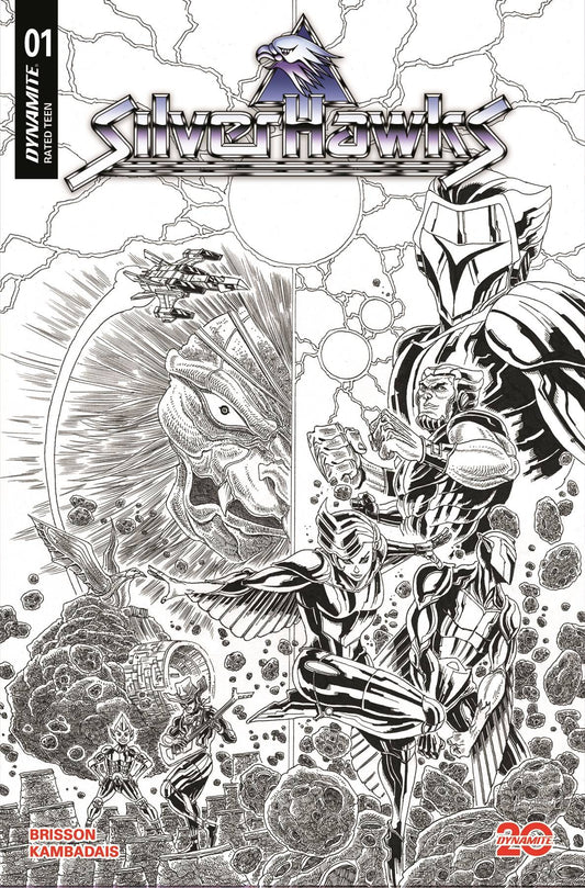 SILVERHAWKS #1 CVR ZA 30 COPY INCV STOKOE LINE ART (C: 1-1-2