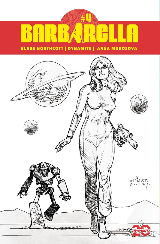 BARBARELLA #4 CVR H 10 COPY INCV LINSNER LINE ART (C: 0-1-2)