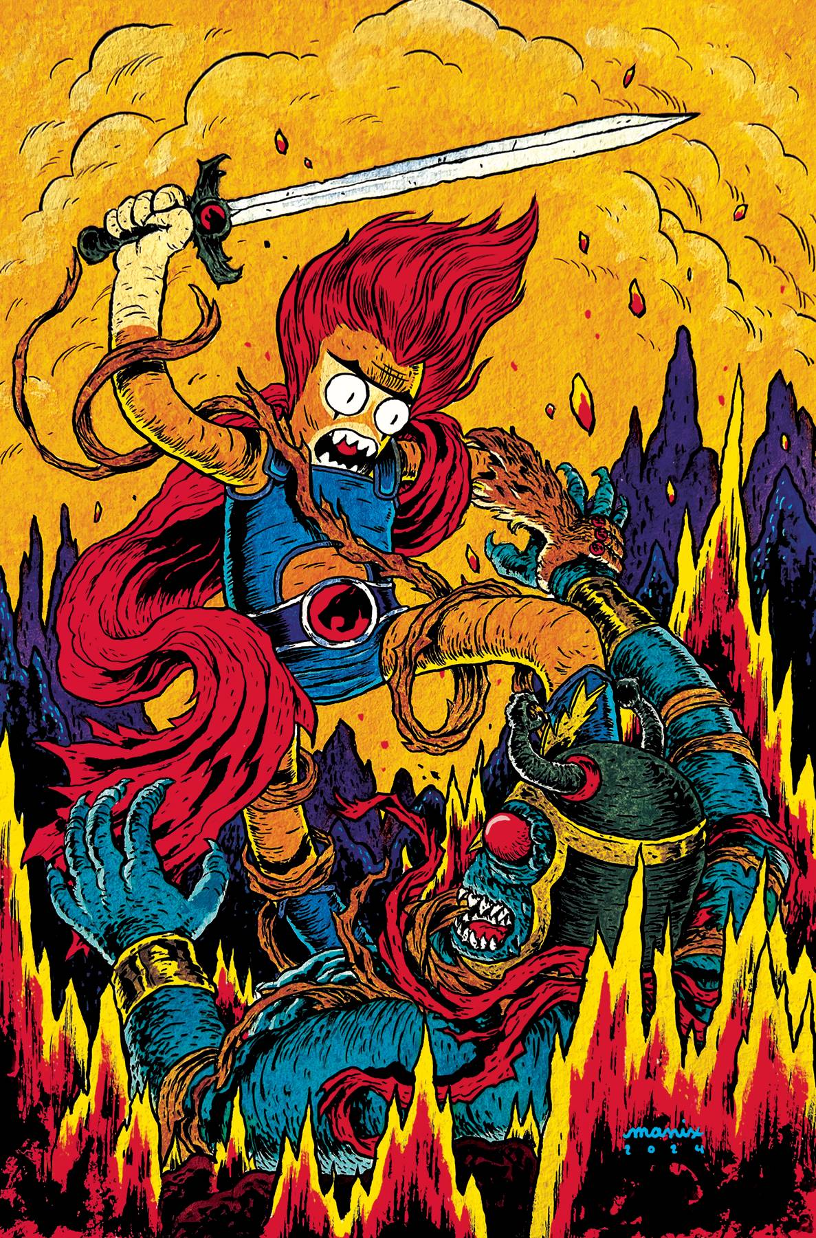 THUNDERCATS #12 CVR Q 20 COPY INCV MANIX VIRGIN (C: 1-0-0)