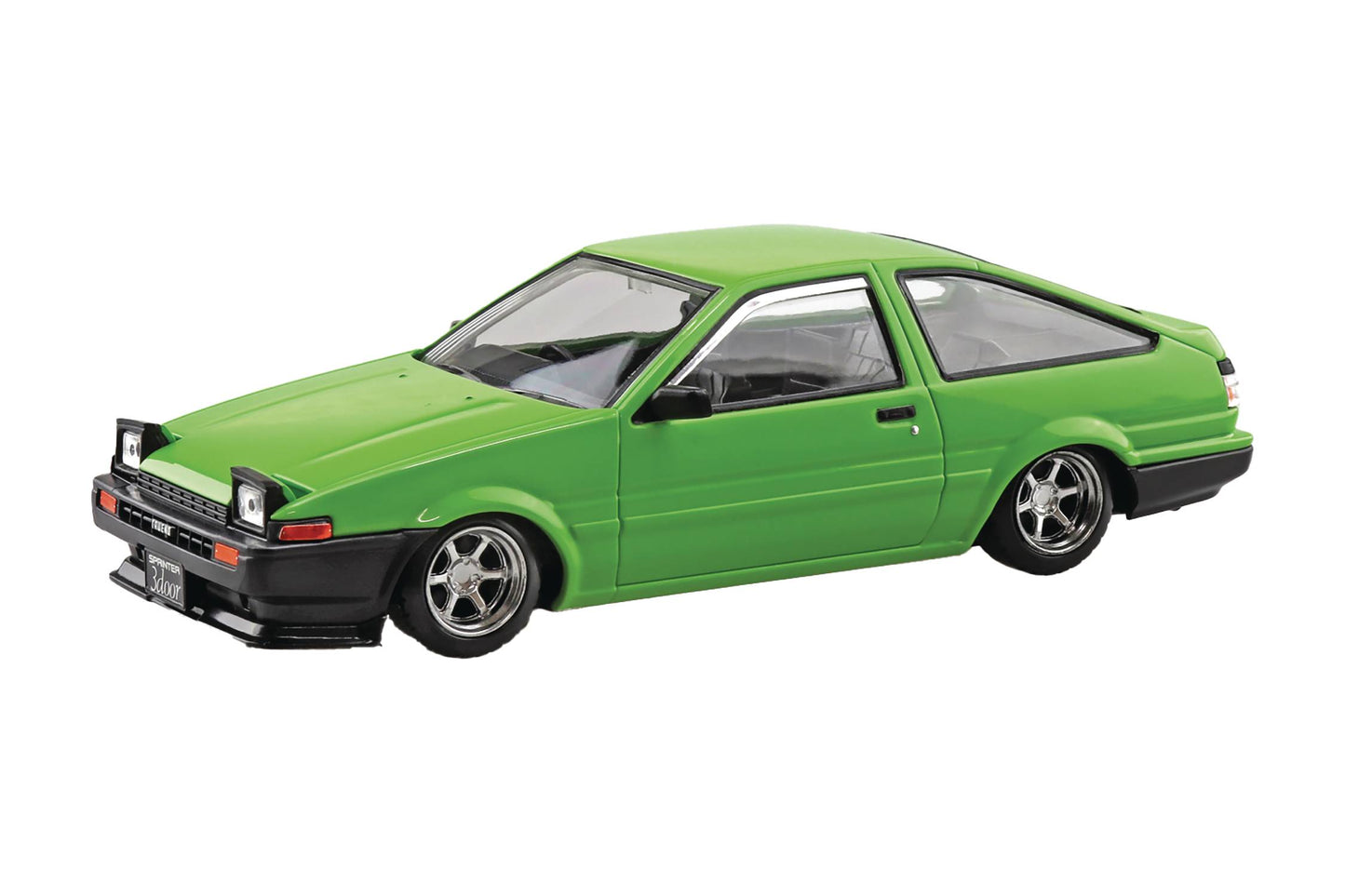 TOYOTA SPRINTER TRUENO CUSTOM WHEEL GREEN 1/32 SNAP KIT (NET