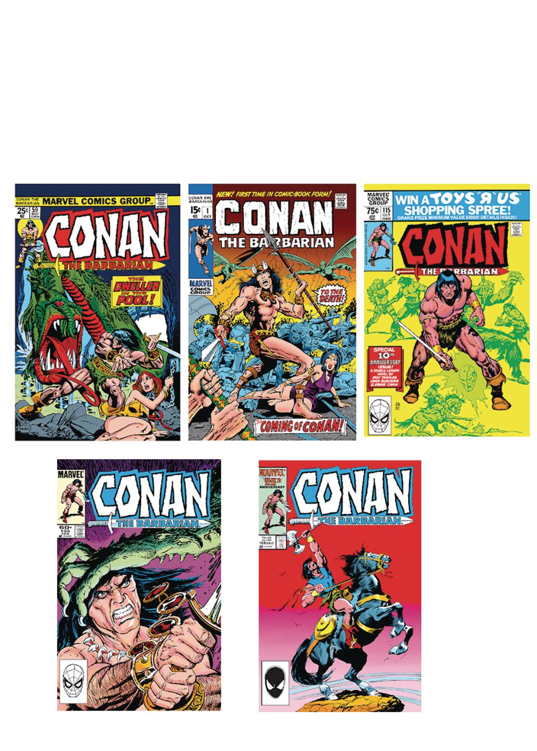 CONAN CLASSIC COMIC COVER STICKER PACK 1 (NET) (C: 1-1-2)