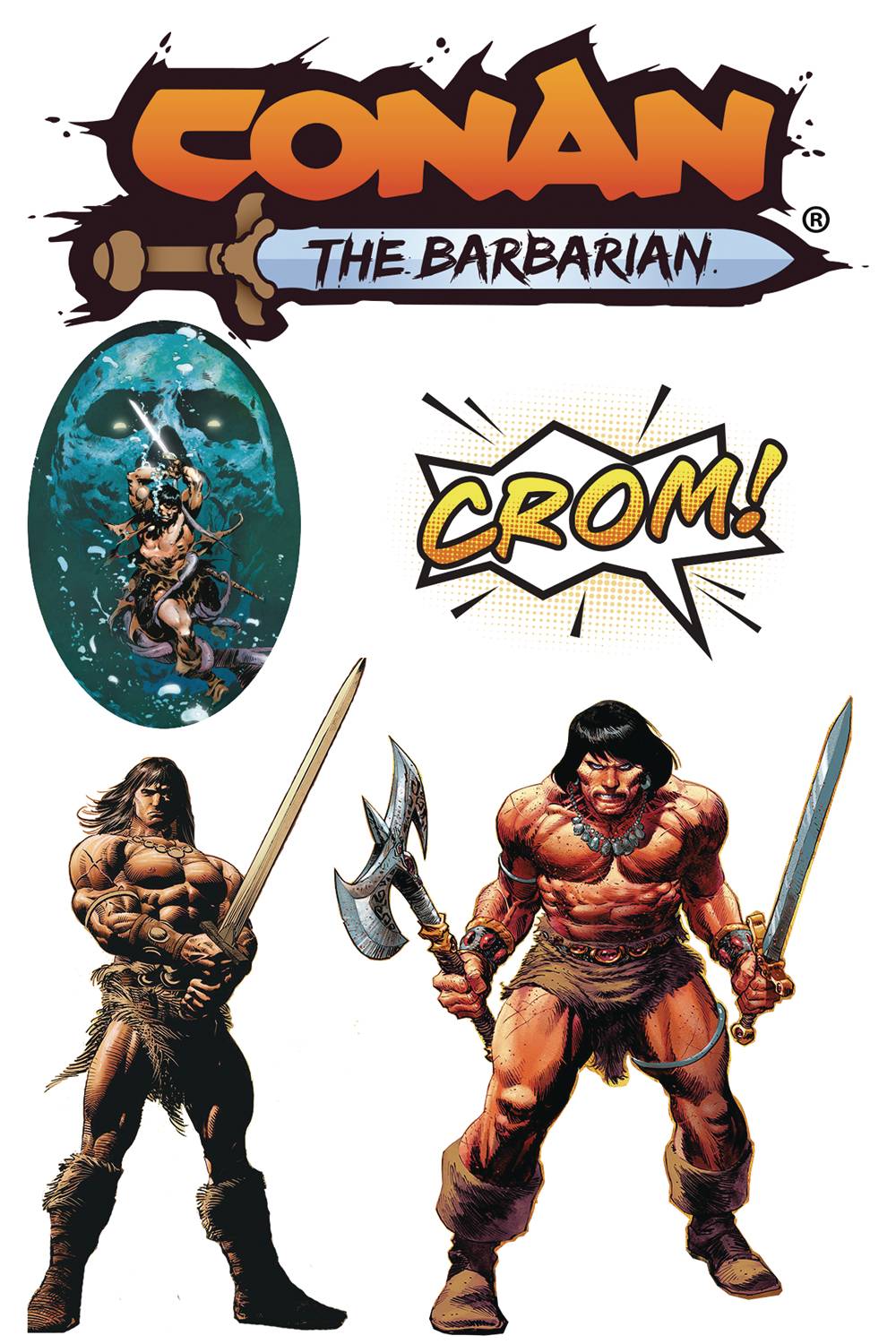 CONAN THE HEROIC RETURN STICKER PACK 1 (NET) (C: 1-1-2)