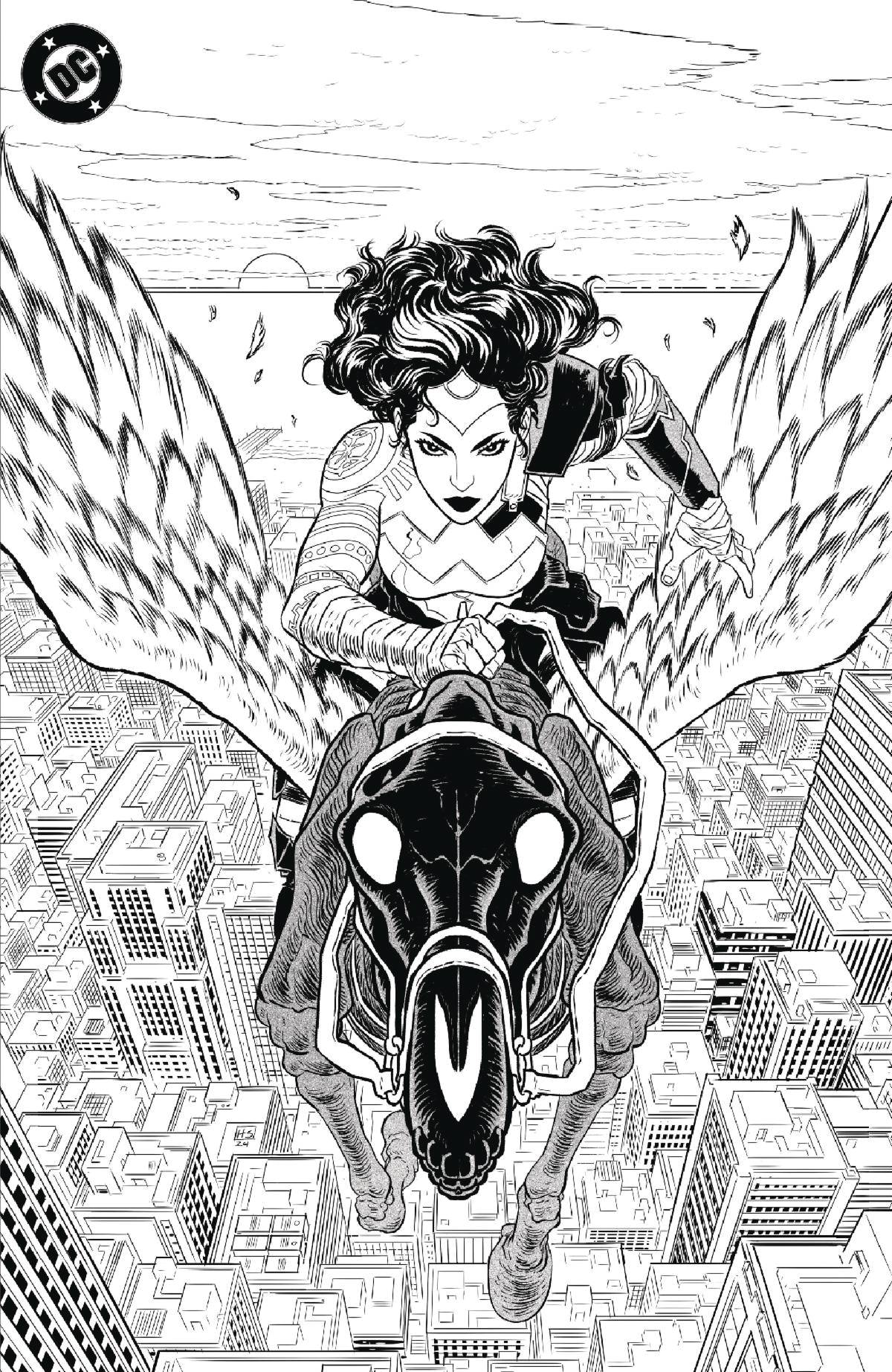 ABSOLUTE WONDER WOMAN NOIR EDITION #1 OS CVR C SHERMAN FOIL