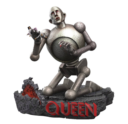 QUEEN ROBOT NEWS OF THE WORLD 3D VINYL KNUCKLEBONZ STATUE (N