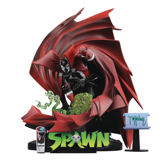 SPAWN BLACK WHITE & RED SPAWN 1 STATUE (NET) (C: 1-1-2)