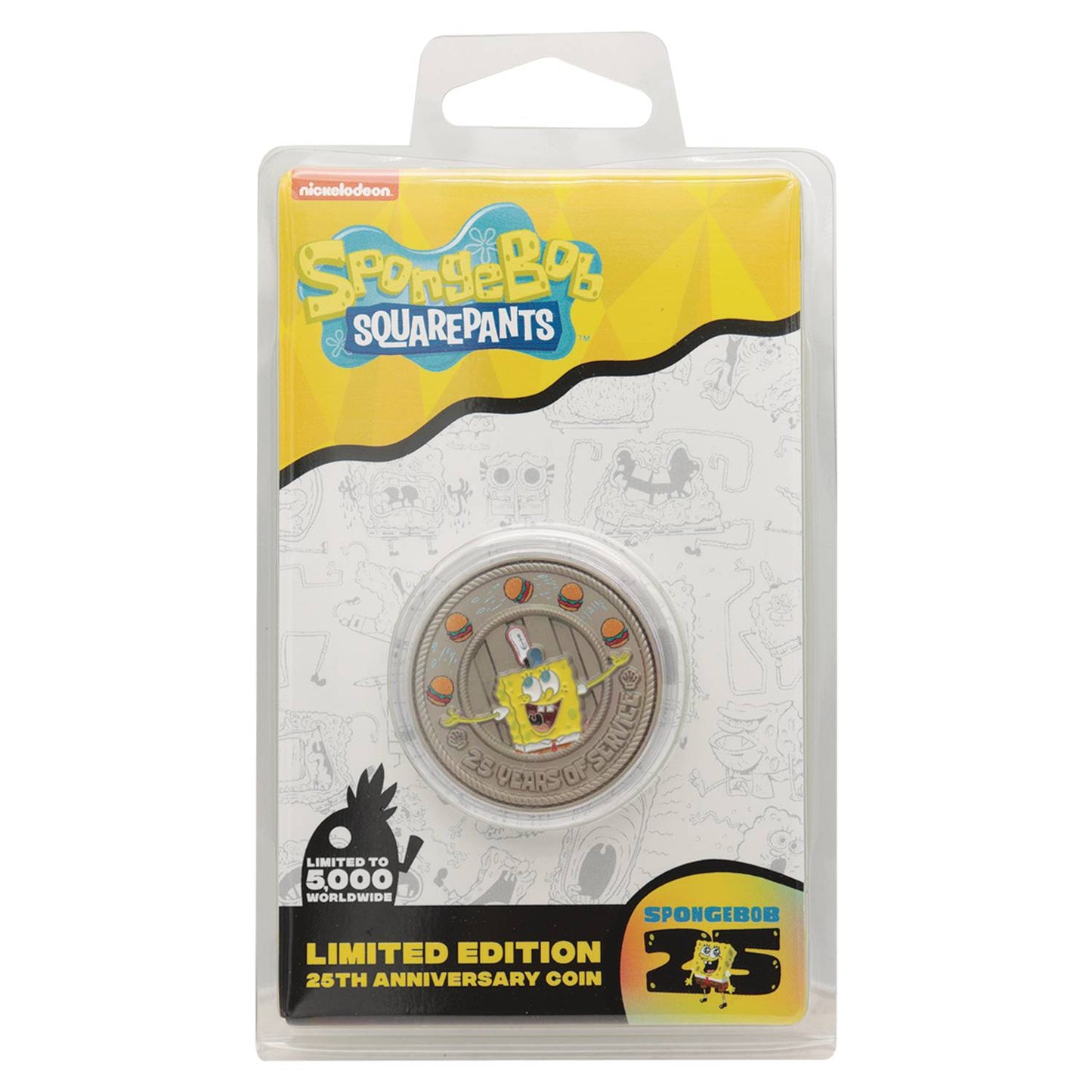 SPONGEBOB SQUAREPANTS 25TH ANNIVERSARY COIN (NET)