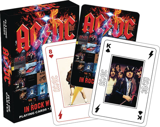 AC/DC IN ROCK WE TRUST PLAYING CARDS (NET) (C: 1-1-2)