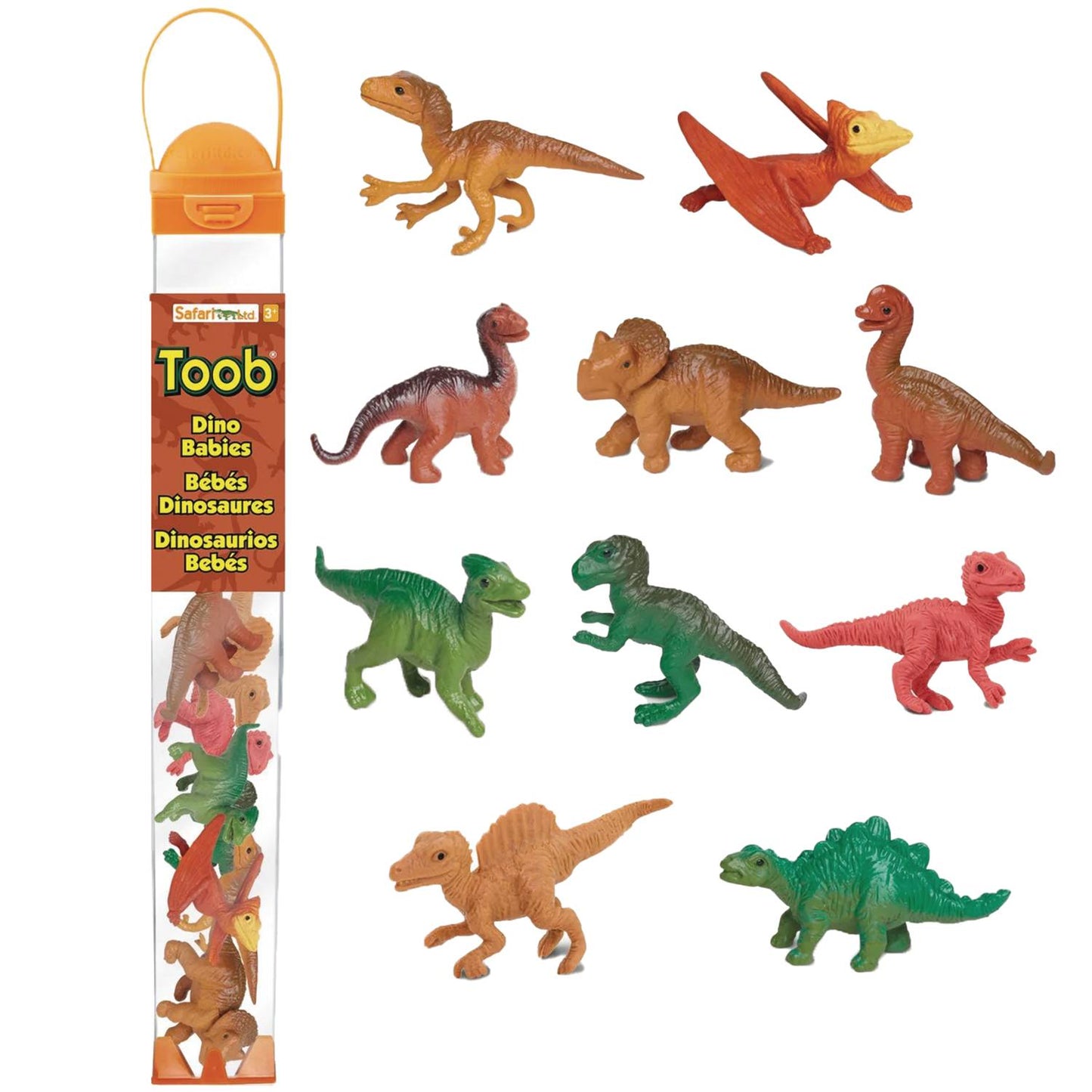 SAFARI DINO BABIES TOY FIG TOOB (NET) (C: 1-1-2)