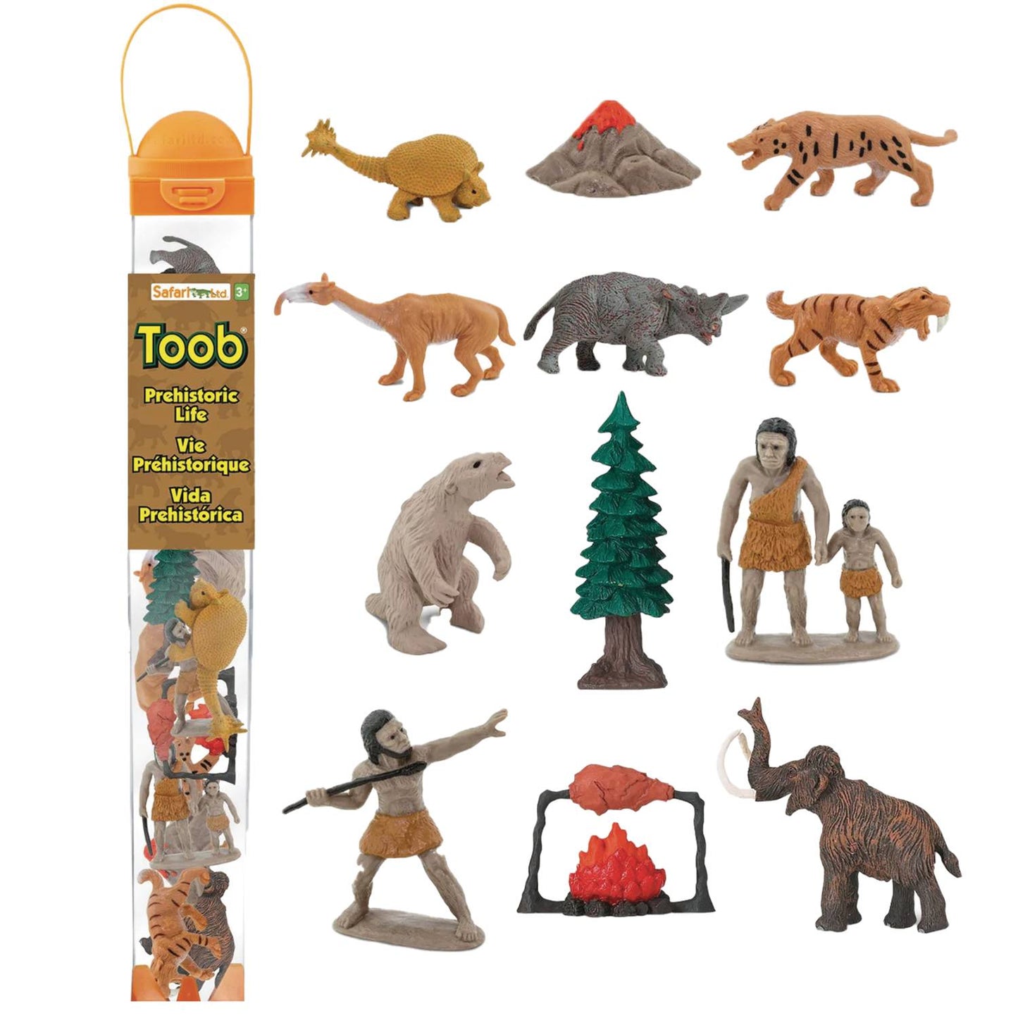 SAFARI PREHISTORIC LIFE TOY FIG TOOB (NET) (C: 1-1-2)