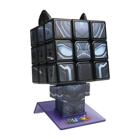 RUBIKS CUBERS MARVEL BLACK PANTHER 3X3 PUZZLE CUBE (NET) (C: