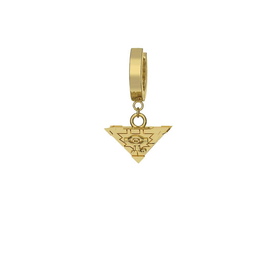 YU GI OH MILLENNIUM PUZZLE GOLD EARRING (NET) (C: 1-0-2)