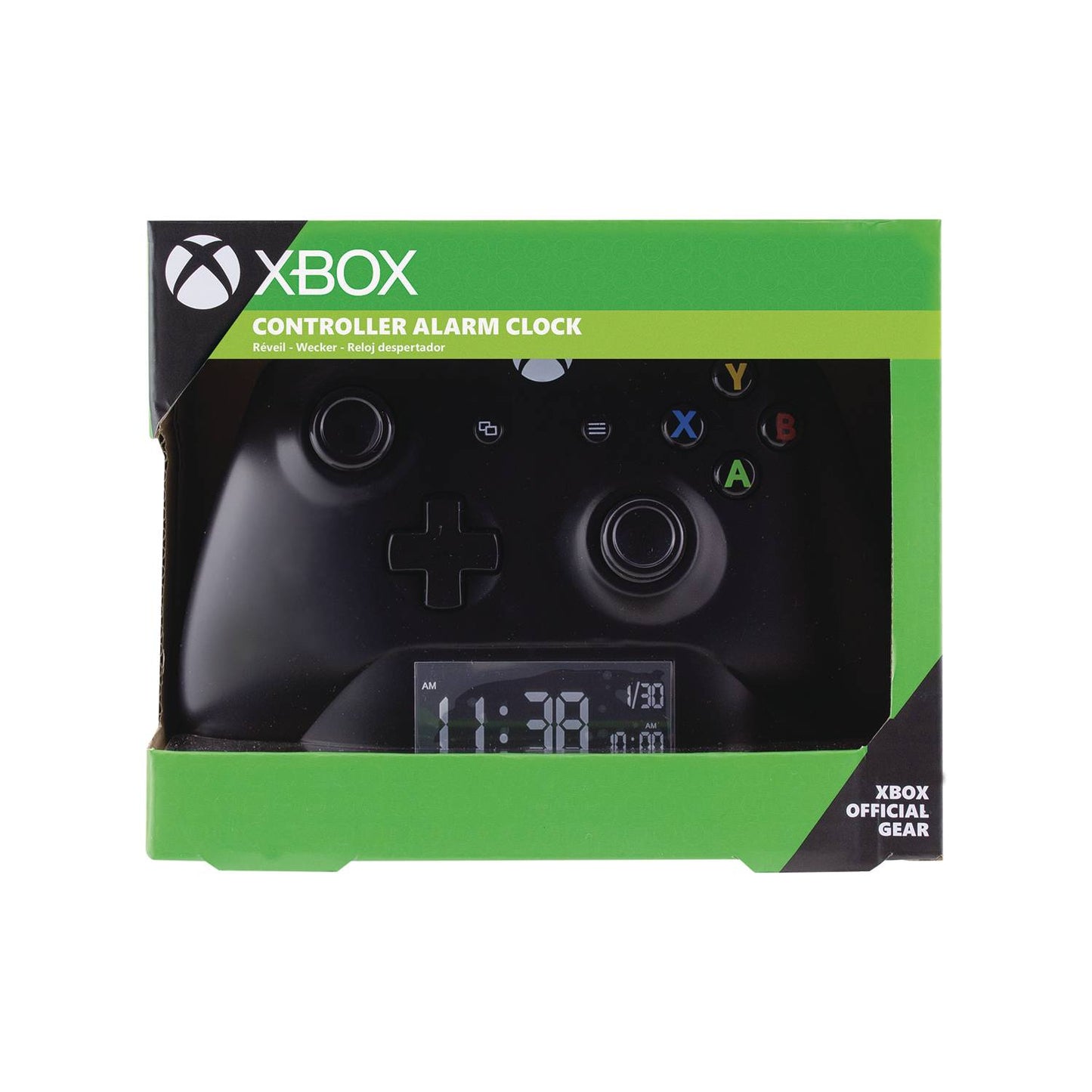 XBOX BLACK ALARM CLOCK (NET) (C: 1-1-2)