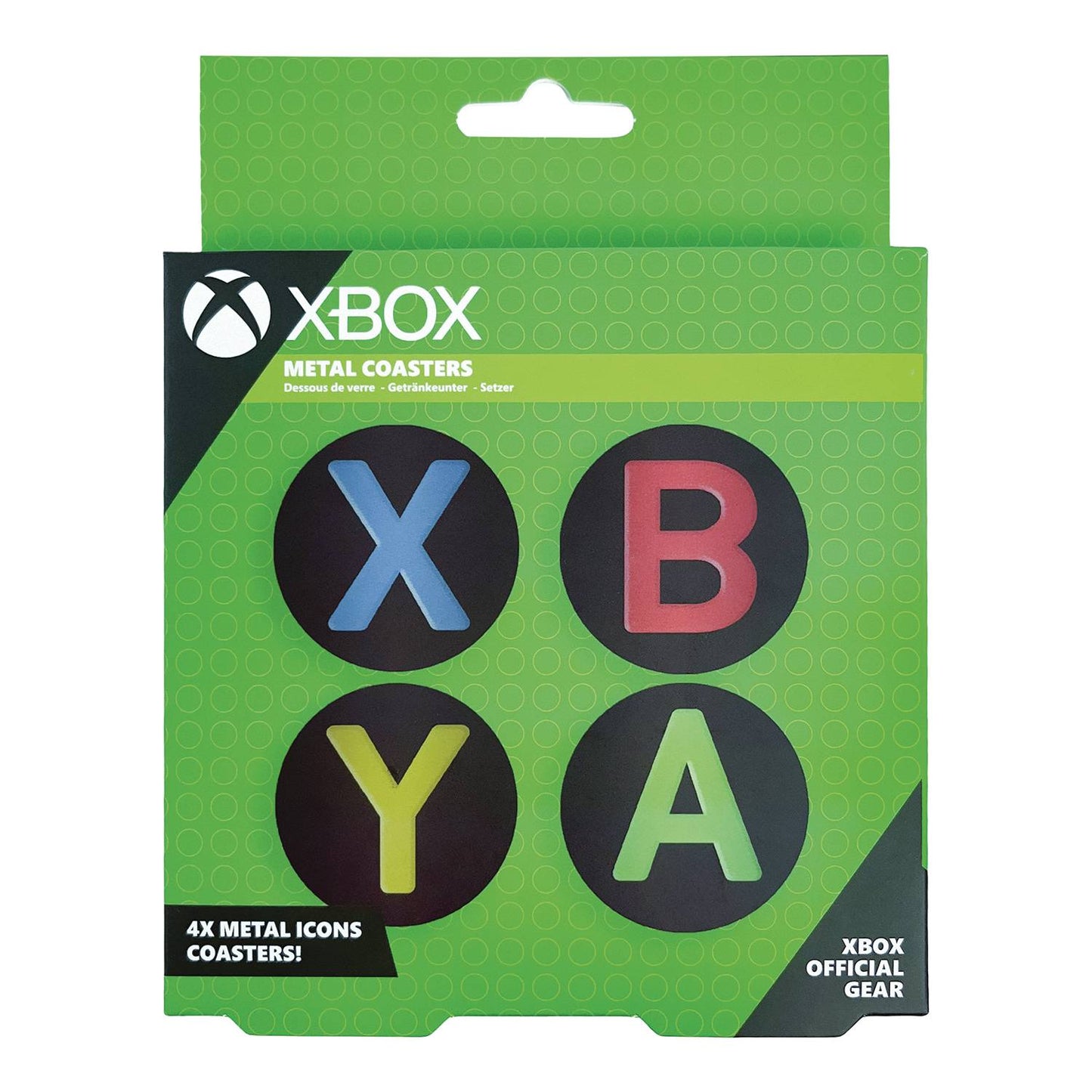 XBOX METAL COASTERS (NET) (C: 1-1-2)