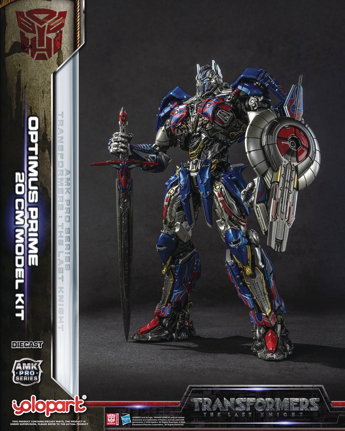 TRANSFORMERS LAST KNIGHT OPTIMUS PRIME 7.8IN PRO ADV MDL KIT