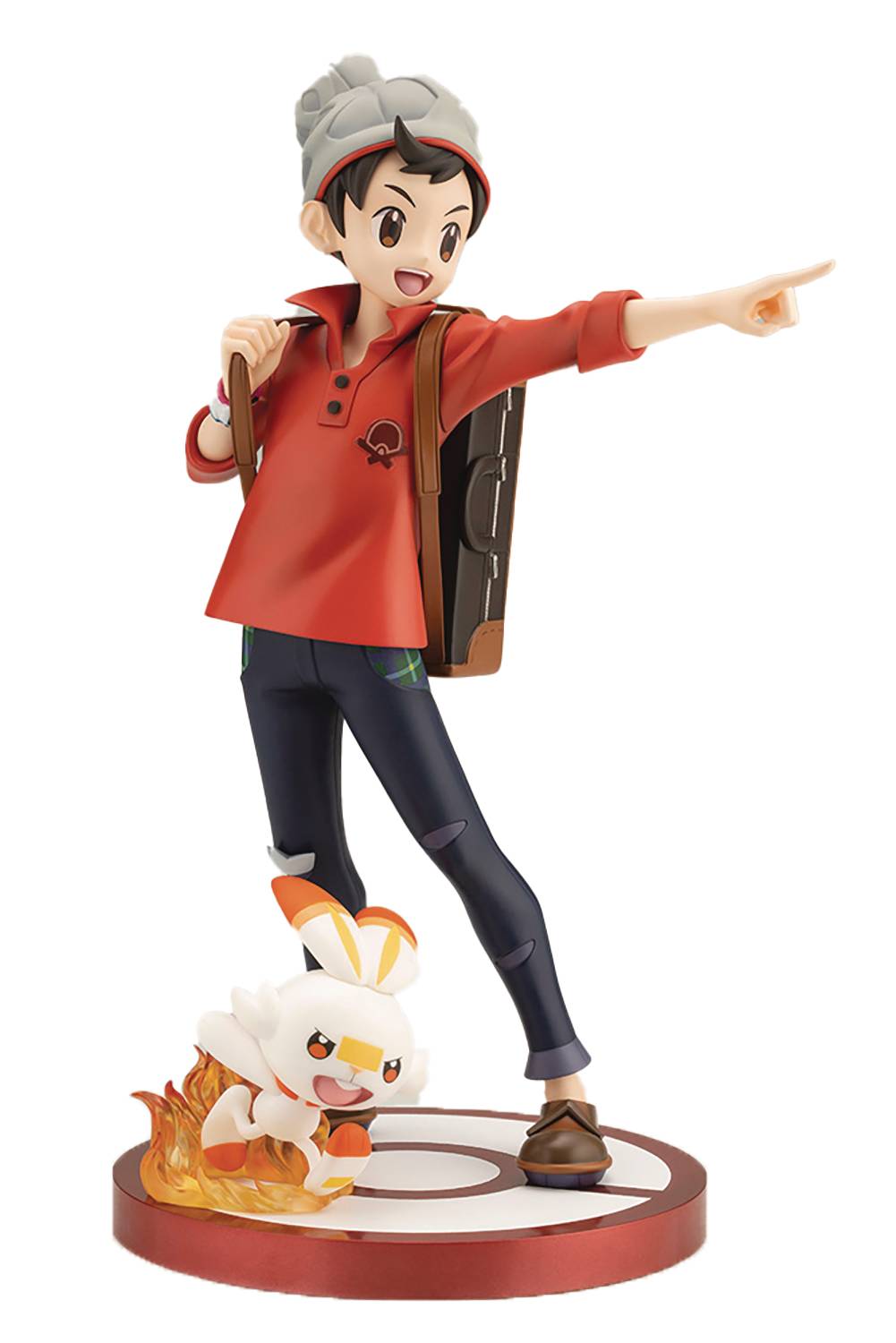 POKEMON VICTOR WITH SCORBUNNY ARTFX J STATUE (NET) (C: 1-1-2