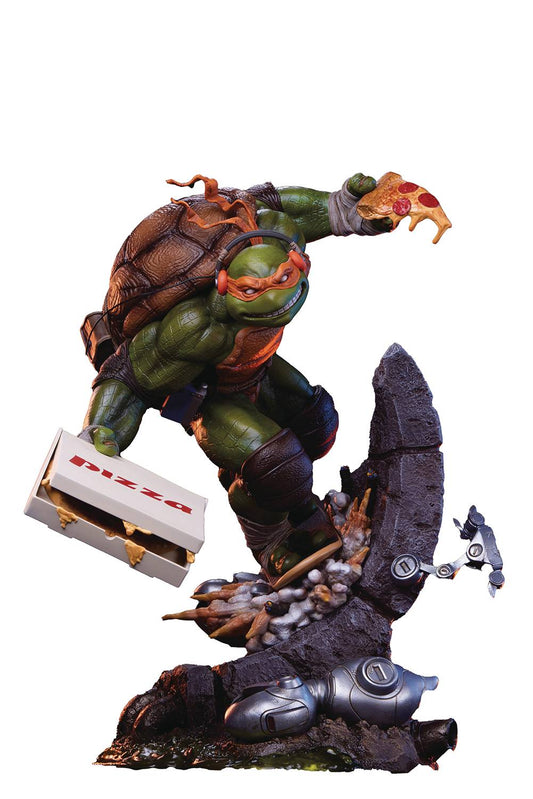 TMNT LEGENDS MICHELANGELO 1:3 SCALE STATUE DELUXE EDITION (N