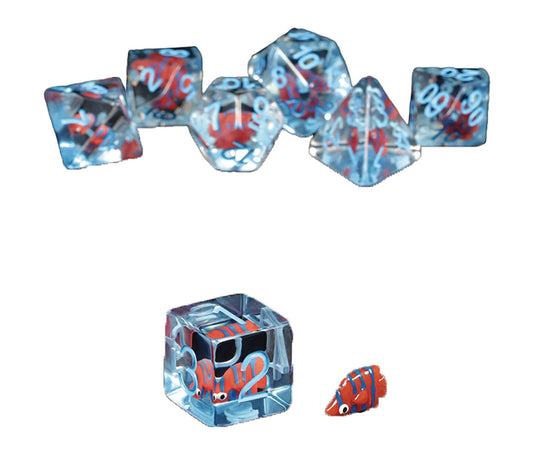 RESIN DICE ANGELFISH 7PC SET (NET) (C: 1-1-2)