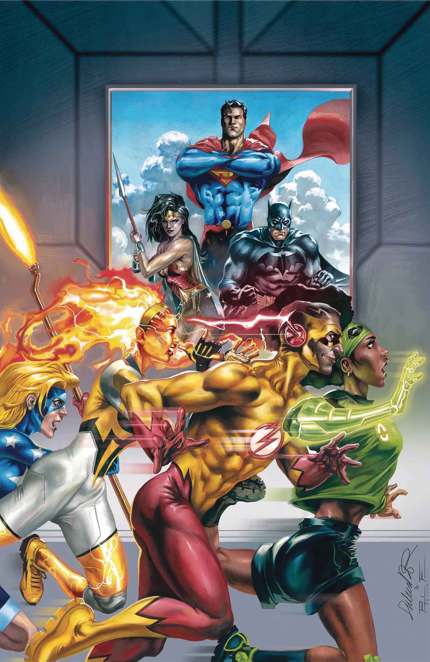 JUSTICE LEAGUE UNLIMITED #4 CVR D SALVADOR LARROCA CSV