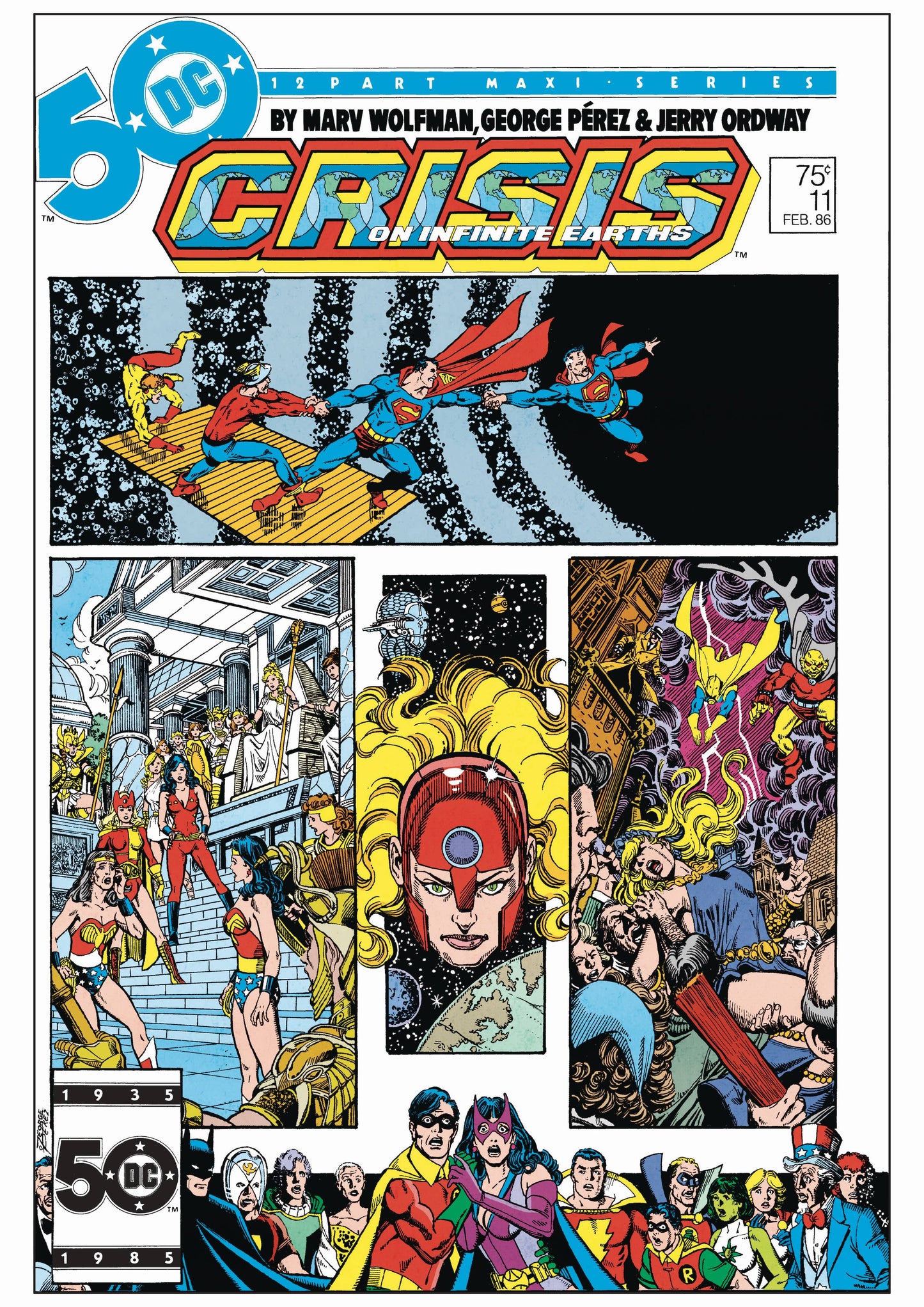 CRISIS ON INFINITE EARTHS #11 FACSIMILE EDITION #11 (OF 12)