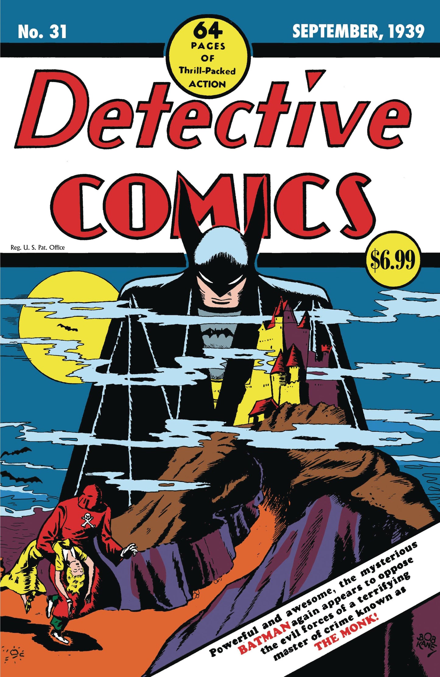 DETECTIVE COMICS #31 FACSIMILE EDITION CVR A BOB KANE