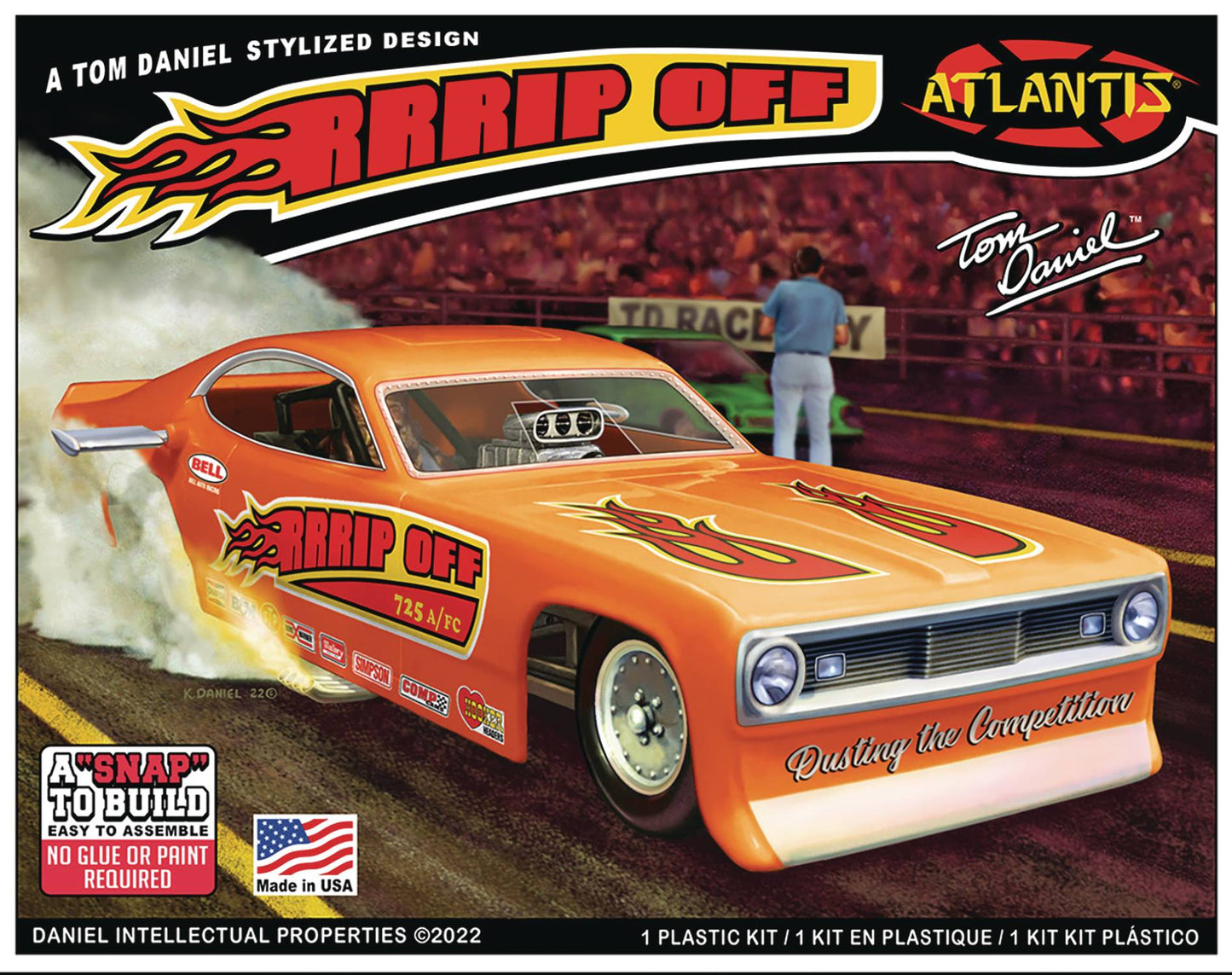 SNAP TOM DANIEL RRRRIP OFF FUNNY CAR 1/32 MODEL KIT (NET) (C