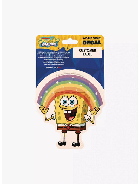 SPONGEBOB SQUAREPANTS RAINBOW 5IN DECAL (NET) (C: 1-1-2)