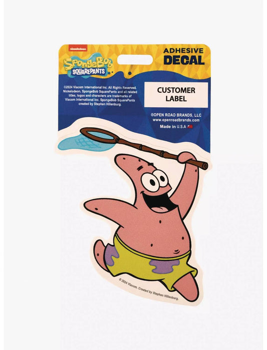 SPONGEBOB SQUAREPANTS PATRICK JELLYFISHING 5IN DECAL (NET) (