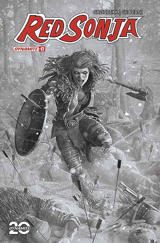 RED SONJA 2023 #18 CVR N 7 COPY FOC INCV BARENDS B&W