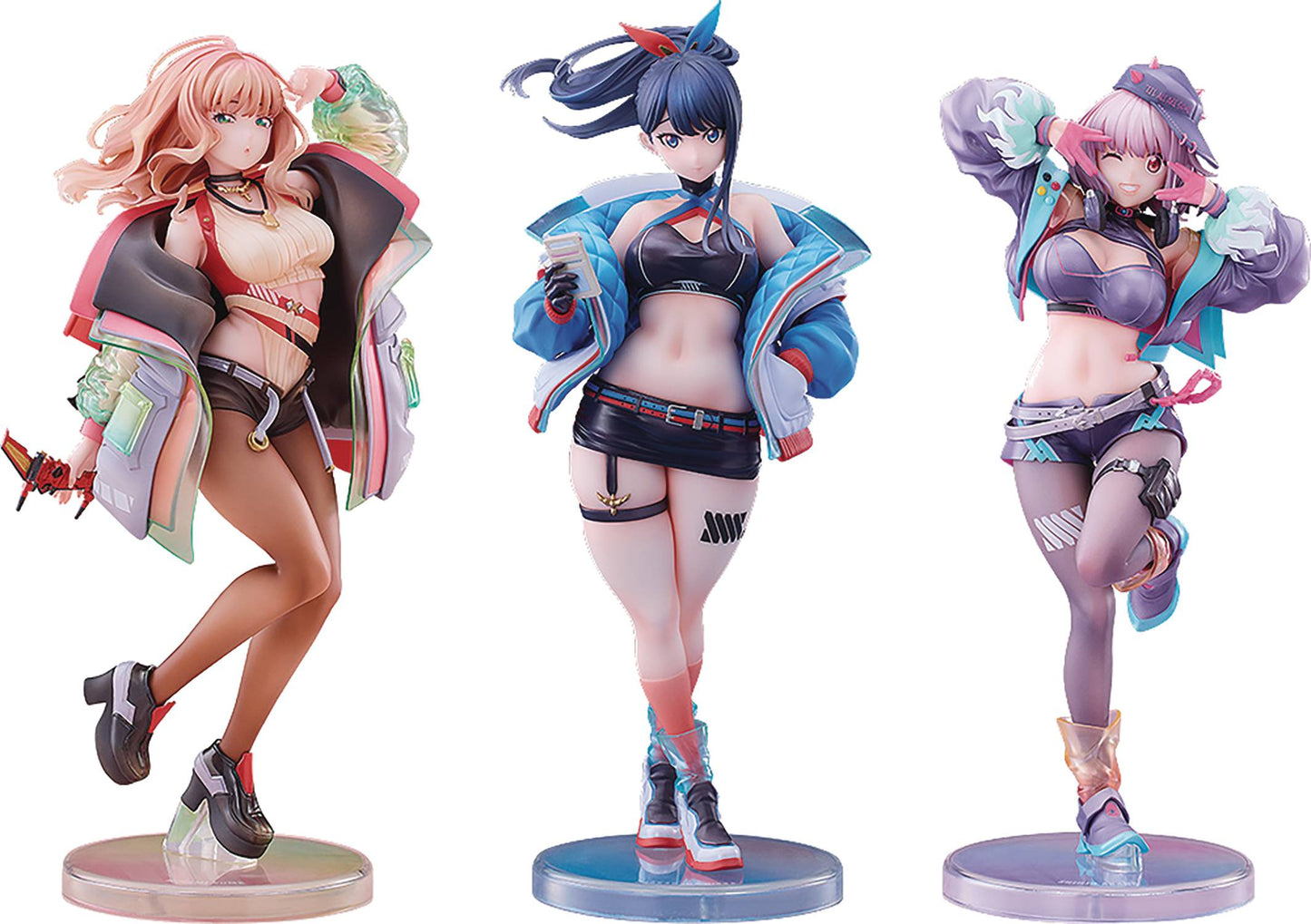 GRIDMAN UNIVERSE DREAMY DIVAS 1/7 FIG 3PC SET (NET) (C: 1-1-