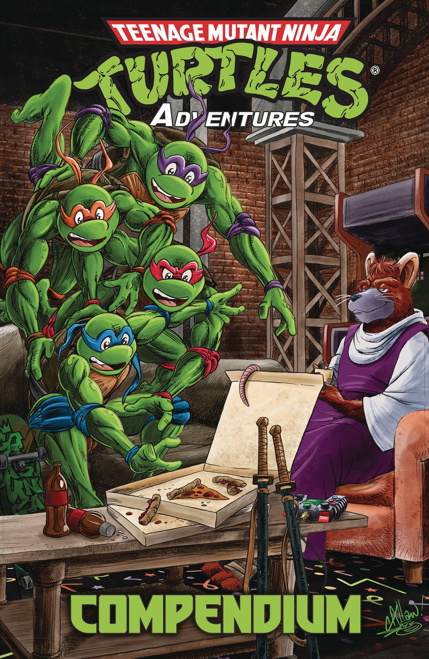 TMNT ADVENTURES COMPENDIUM HC VOL 01 (C: 0-1-1)