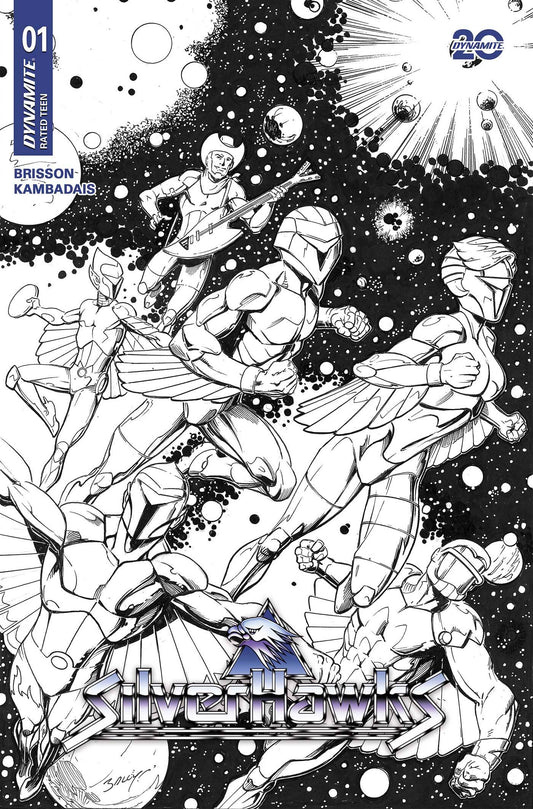 SILVERHAWKS #1 CVR ZR 10 COPY FOC INCV BAGLEY LINE ART (C: 1