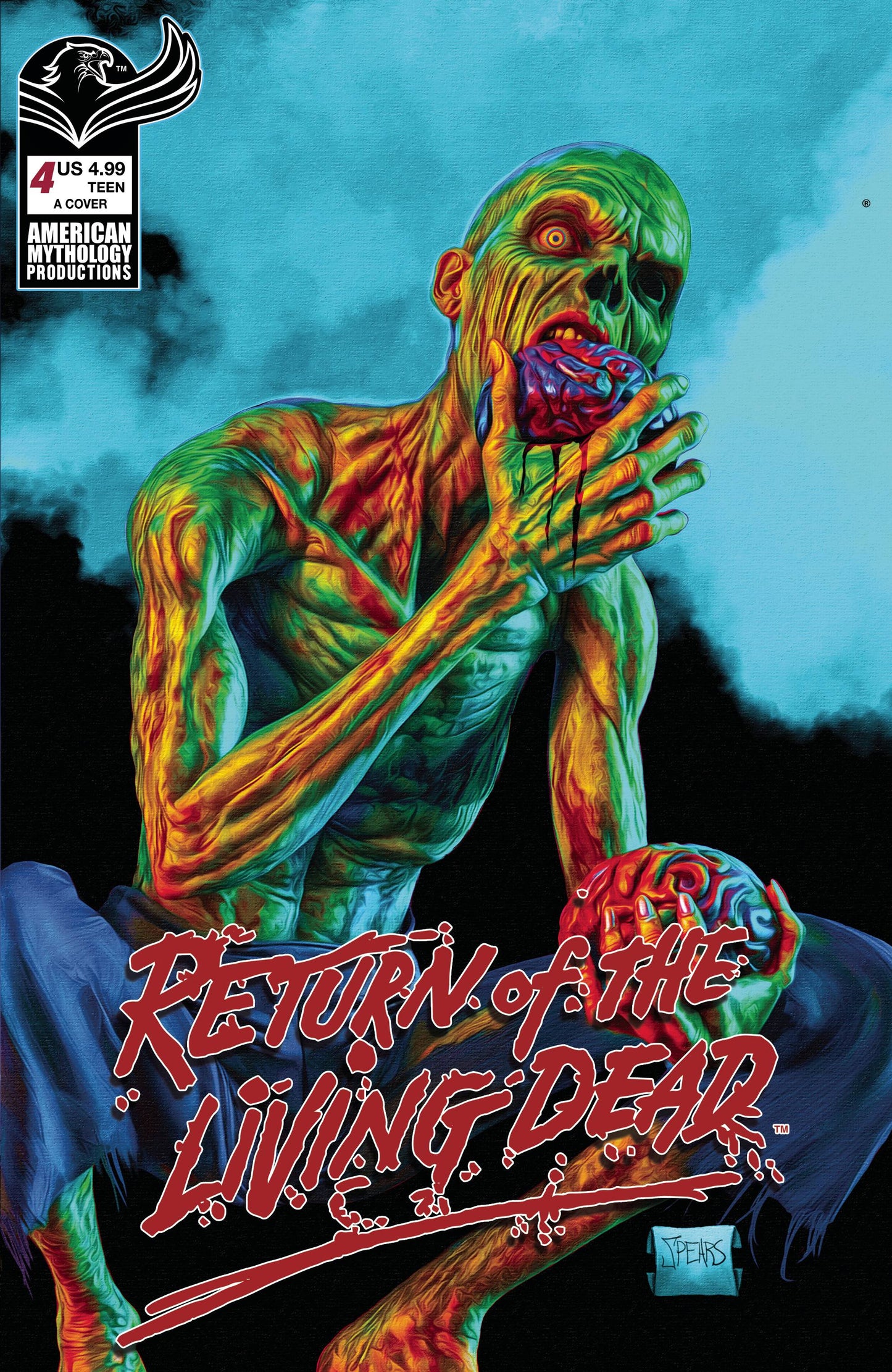 RETURN OF THE LIVING DEAD #4 CVR A SPEARS PAINTED (O/A)