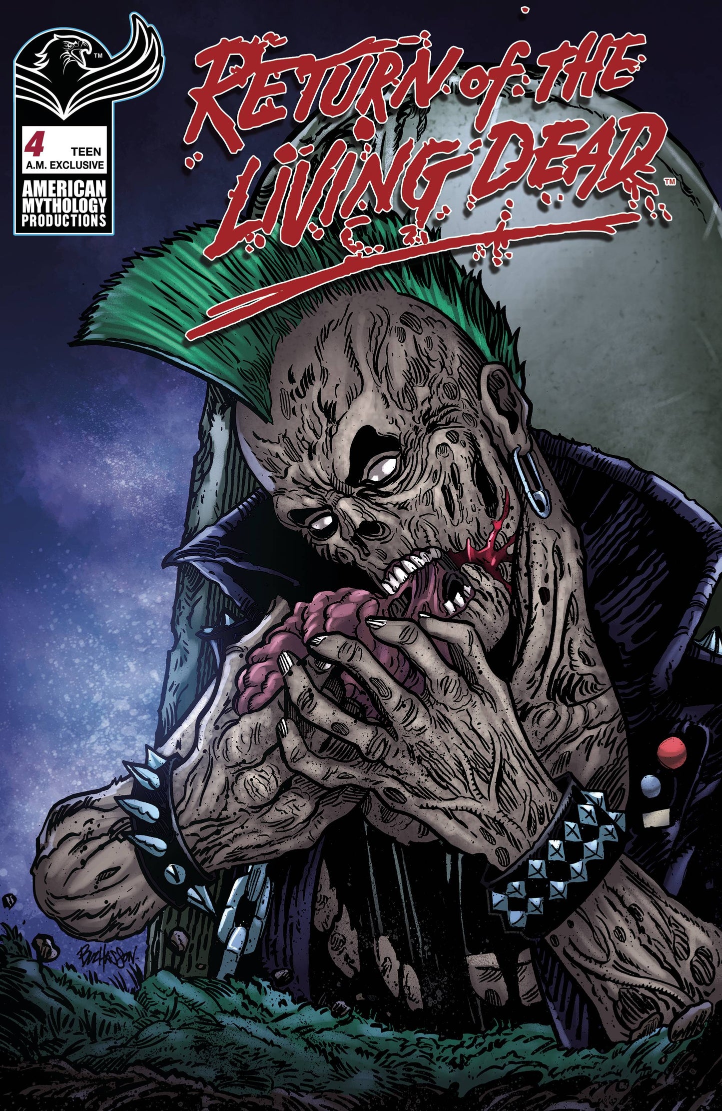 RETURN OF THE LIVING DEAD #4 CVR F AM EXCLUSIVE HASSON (O/A)