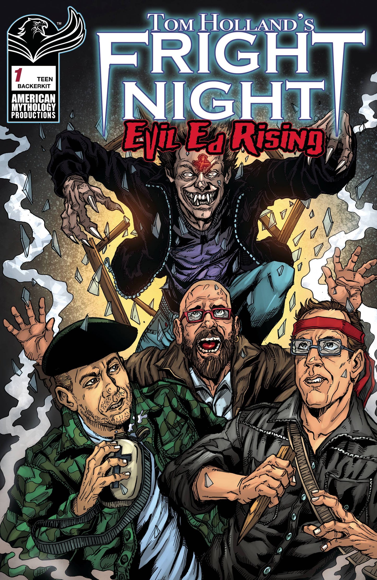 TOM HOLLAND FRIGHT NIGHT EVIL ED RISING #1 CVR E BACKERKIT E